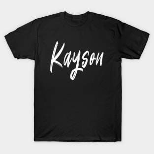 Name Boy Kayson T-Shirt